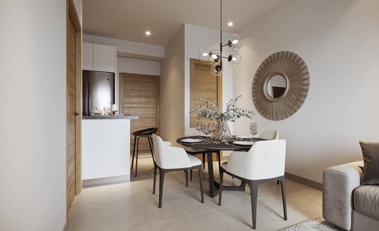 Torre Residencial de 1 y 2 habitaciones, ubicada en Serrálles, Santo Domingo.