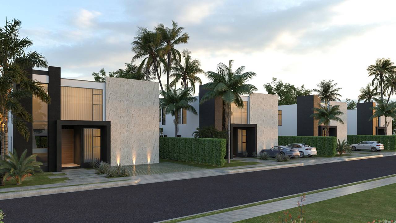 Villas modernas de 4 habitaciones y 2 niveles en Vista Cana