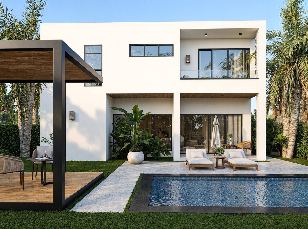 Villas modernas de 4 habitaciones y 2 niveles en Vista Cana