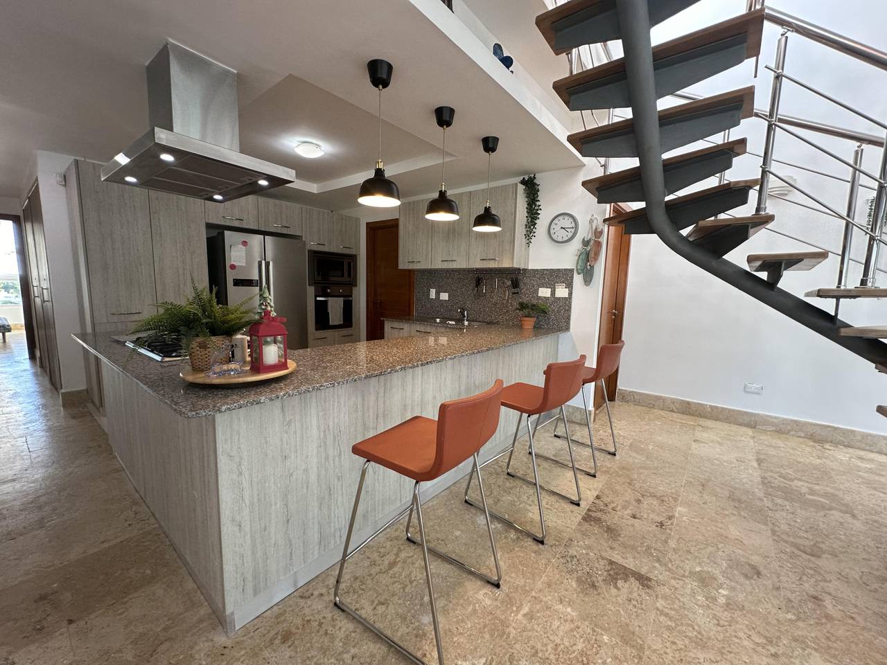 Venta de Penthouse en primera línea de playa Nueva Romana con 2 amplias terrazas