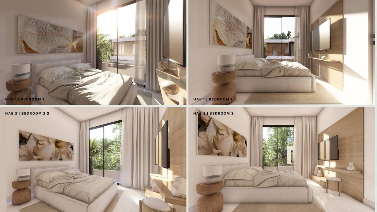 Villas modernas en venta en Punta Cana | Desde 144 m² hasta 165 m² con piscina, terraza y acabados de lujo