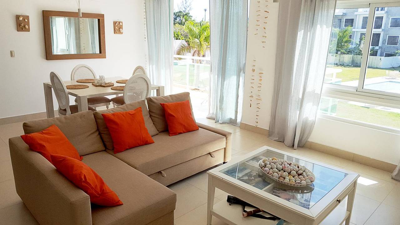 Juan Dolio, apartamento amueblado en Metro Country club.