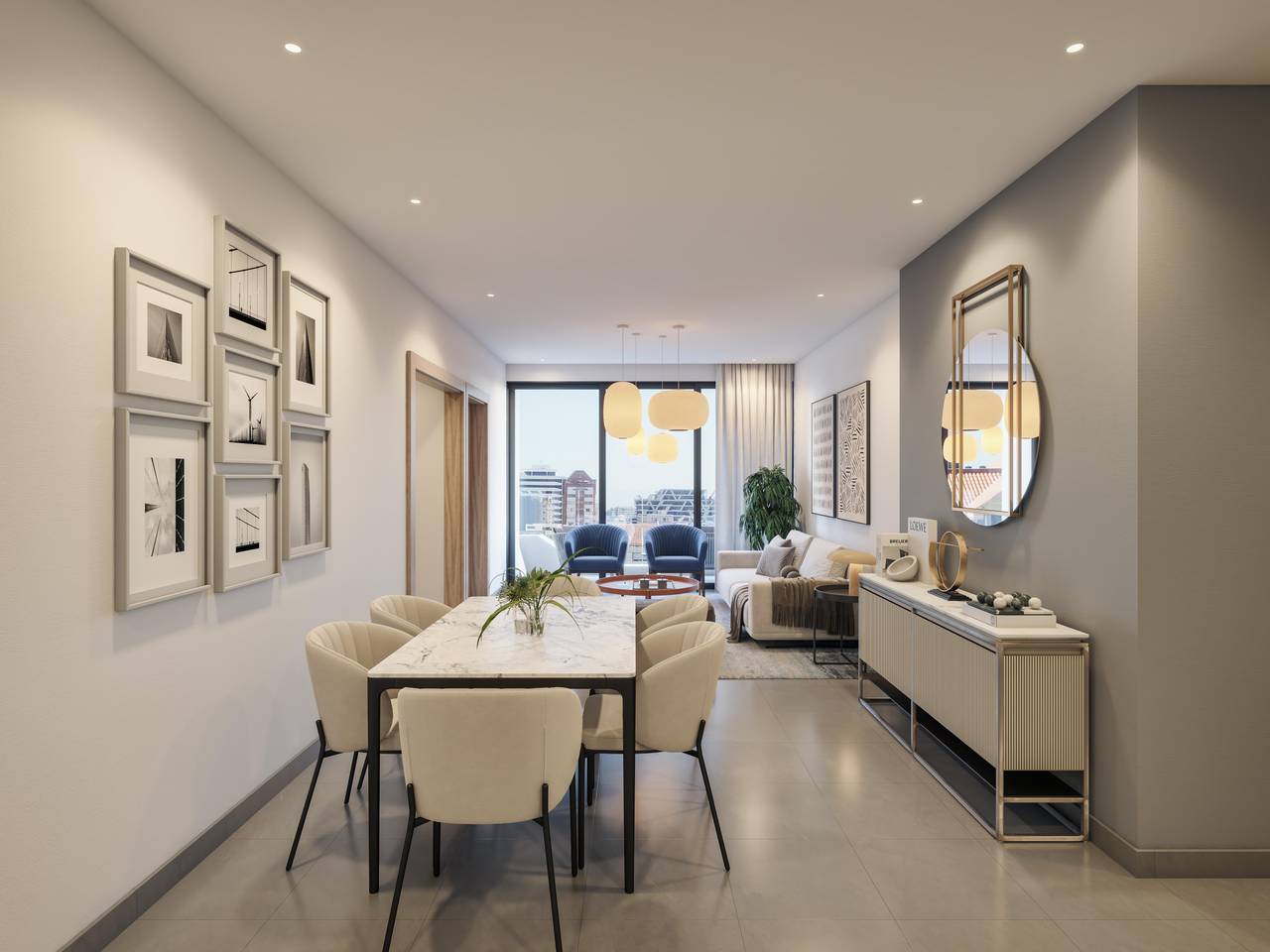 Lujoso Apartamento en Ensanche Serrallés | 1 y 2 Habitaciones