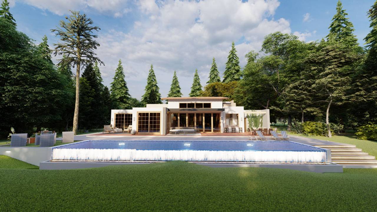 Villa en plano de venta en Jarabacoa