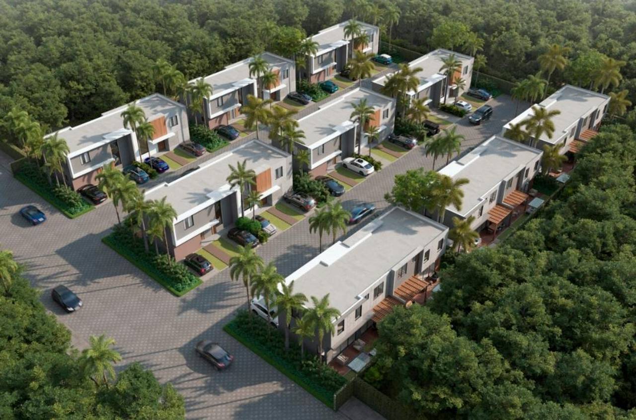 Proyecto residencial de villas duplex en vista Cana