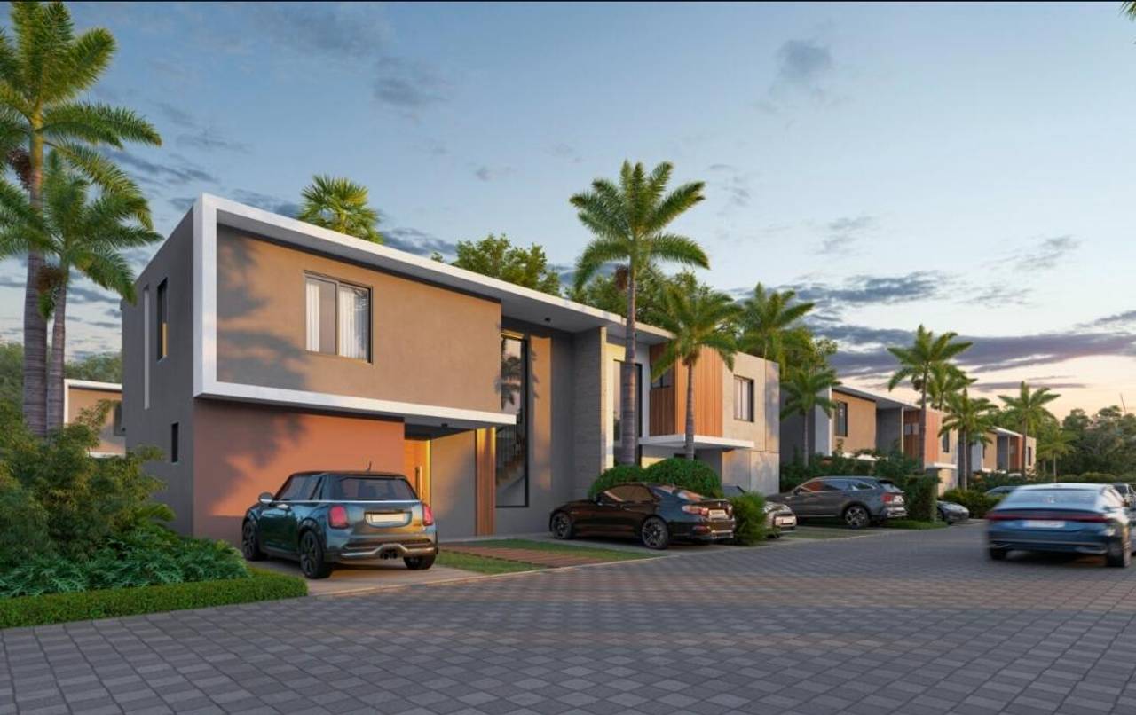 Proyecto residencial de villas duplex en vista Cana