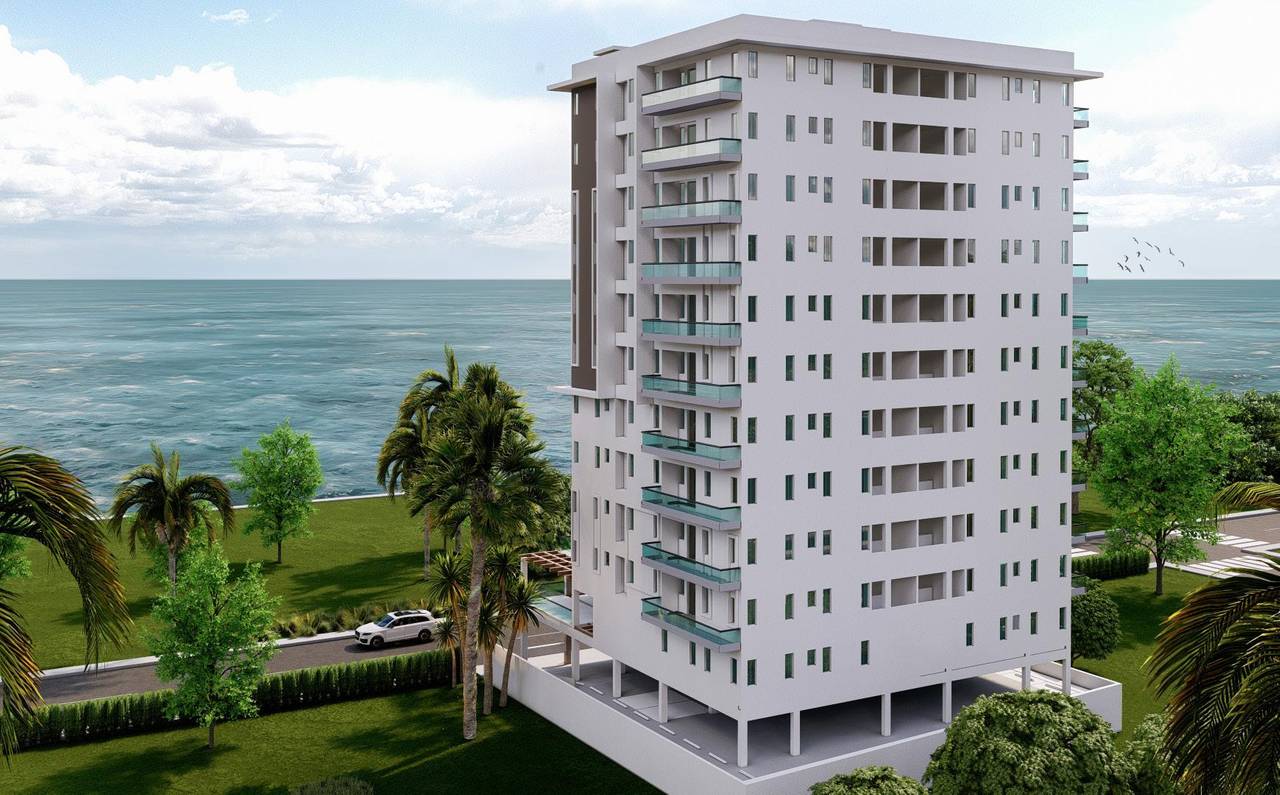 Venta de Apartamentos de 2 habitaciones en primera línea de playa en Juan Dolio