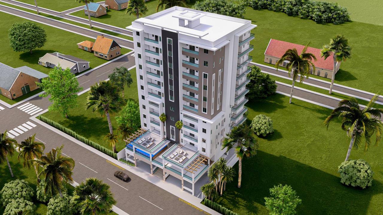 Venta de Apartamentos de 2 habitaciones en primera línea de playa en Juan Dolio