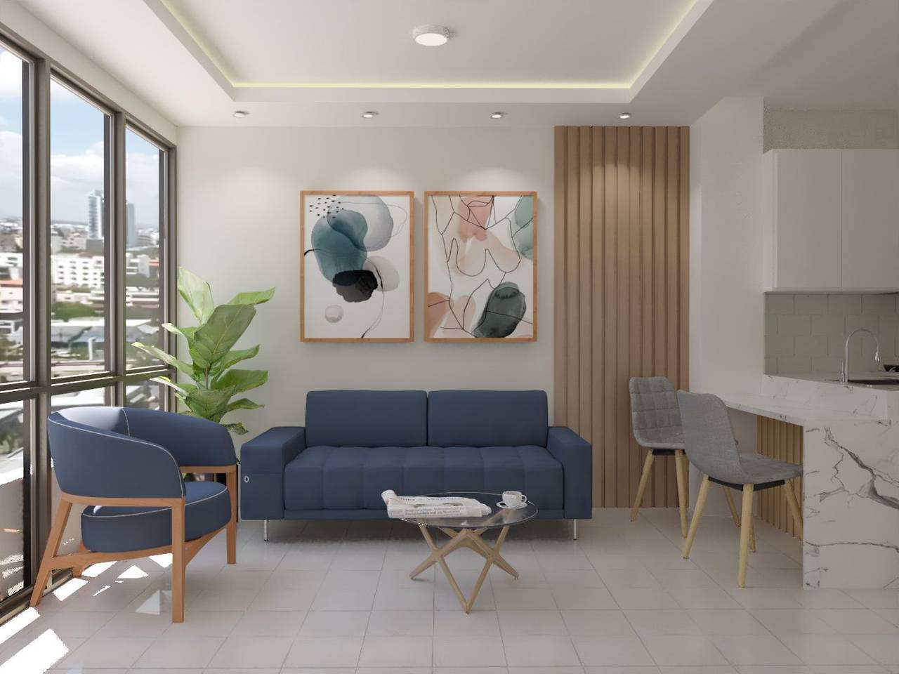 Venta de apartamentos de 1 y 2 habitaciones en Urb. Renacimiento, Santo Domingo