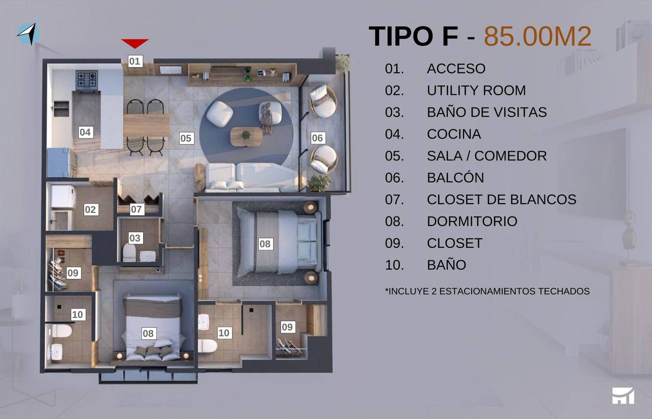 Apartamento venta Evaristo  Morales