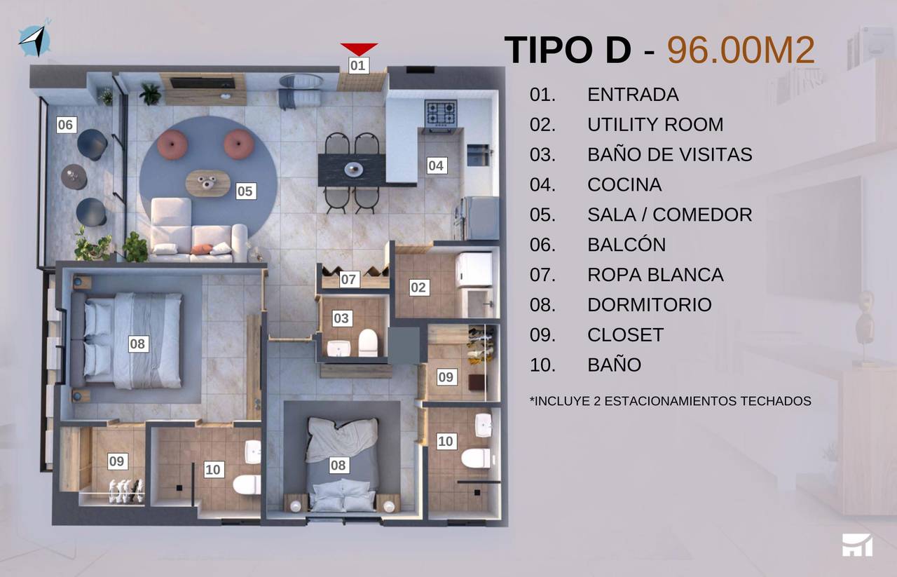 Apartamento venta Evaristo  Morales