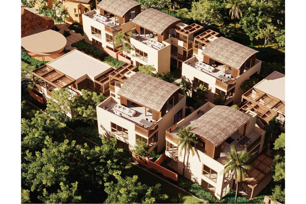 Venta de apartamentos duplex y villas, ubicados en Las Terrenas, Samaná, República Dominicana.