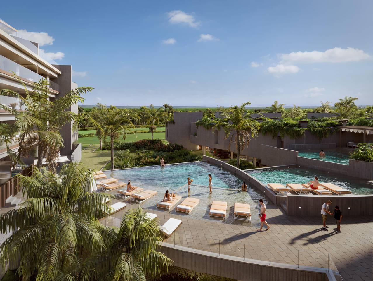 PROYECTO EXCLUSIVO EN CAP CANA FRENTE AL CAMPO DE GOLF REP. DOM.