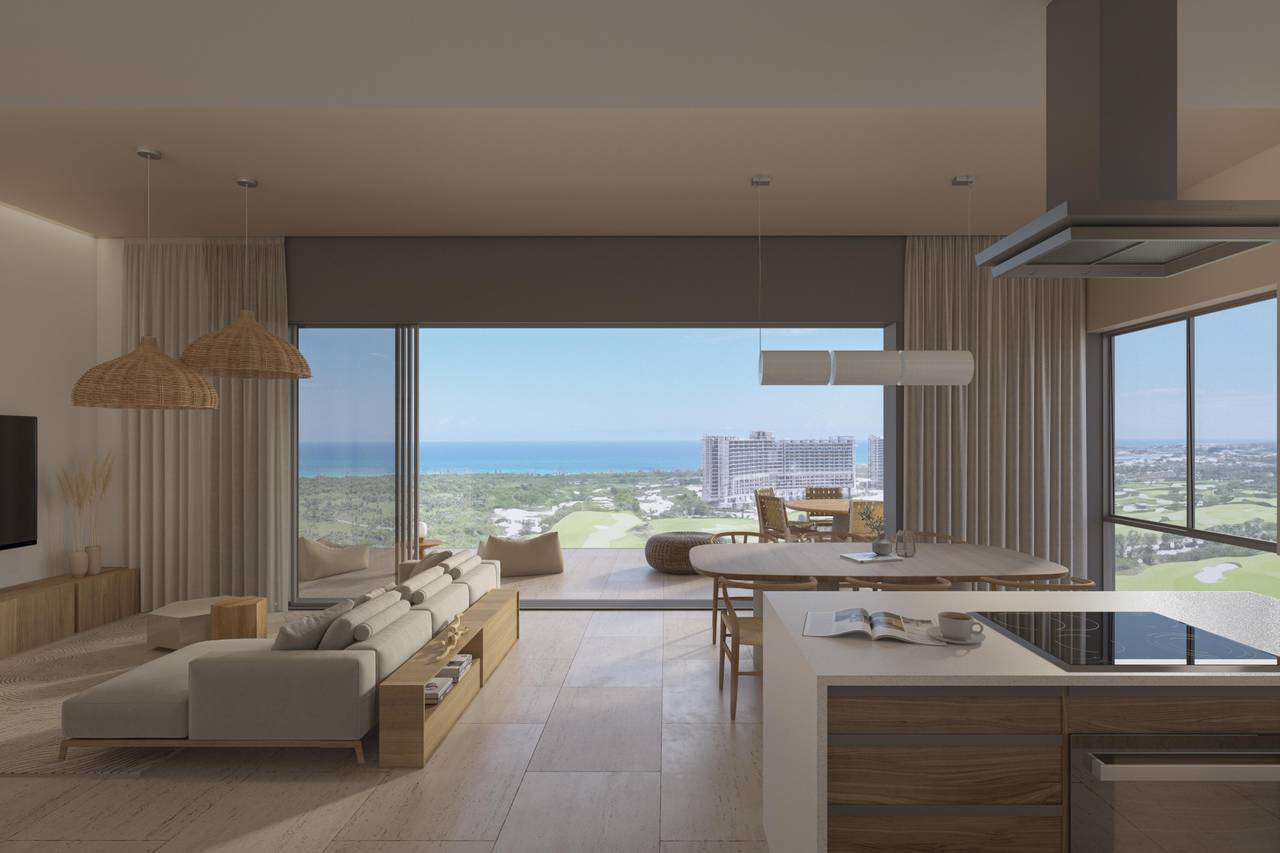 Apartamentos de 1 a 3 habitaciones en destino residencial de Punta Cana