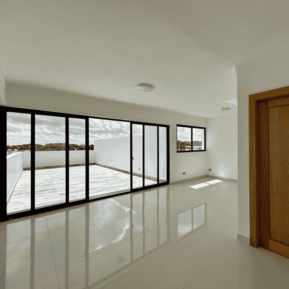 Apartamento Penthouse con Terraza en Residencial El Gloria, La Vega