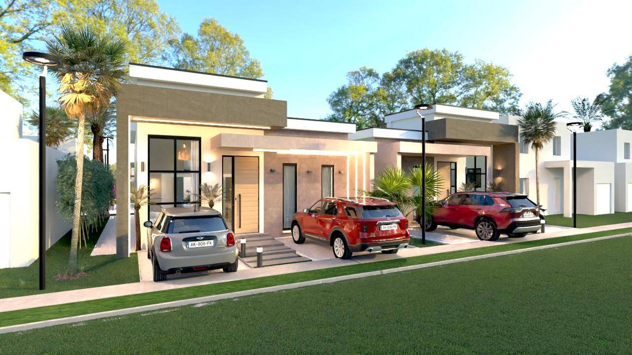 Villas de 2 habitaciones de 1 nivel en Macao, Punta Cana