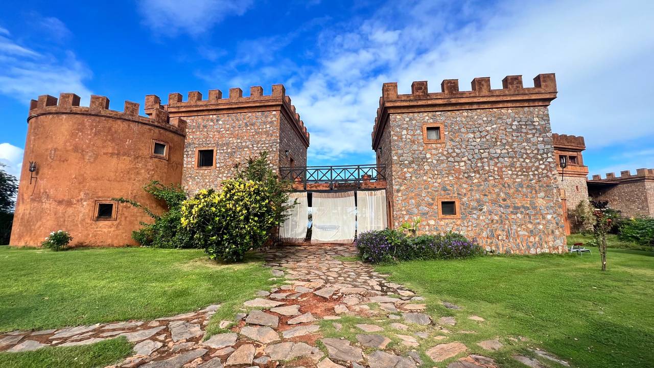 Castle-style villa with sea view in Las Galeras, Samaná