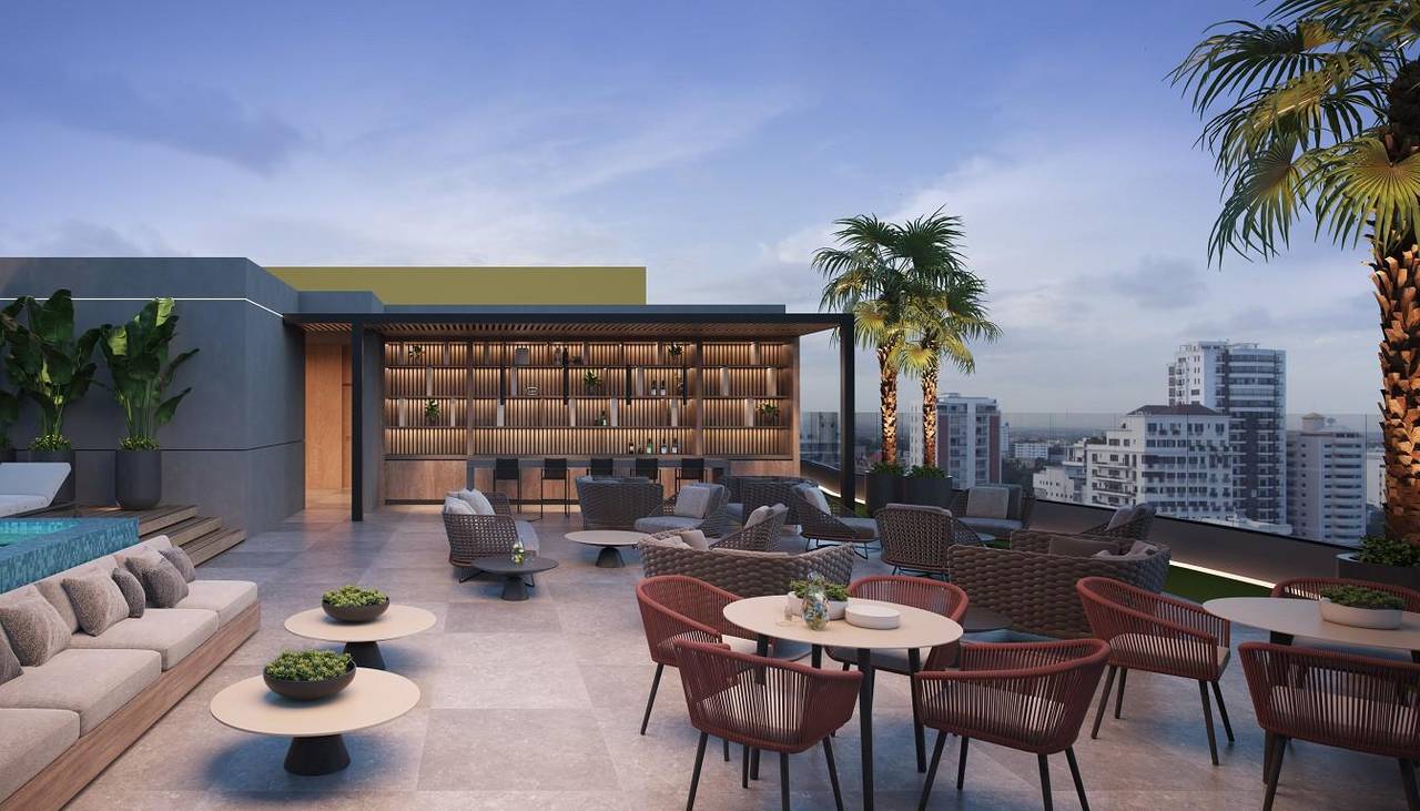 Exclusivos apartamentos de 1 y 2 habitaciones en Naco