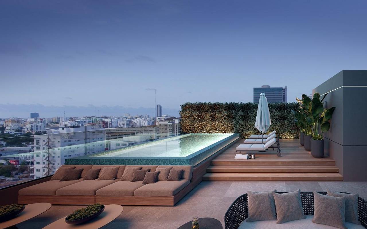 Exclusivos apartamentos de 1 y 2 habitaciones en Naco