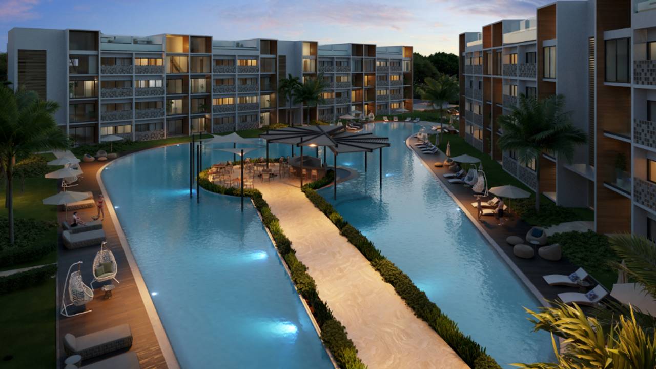 Bavaro, Punta Cana proyecto de apartamentos en venta en residencial cerrado turistico