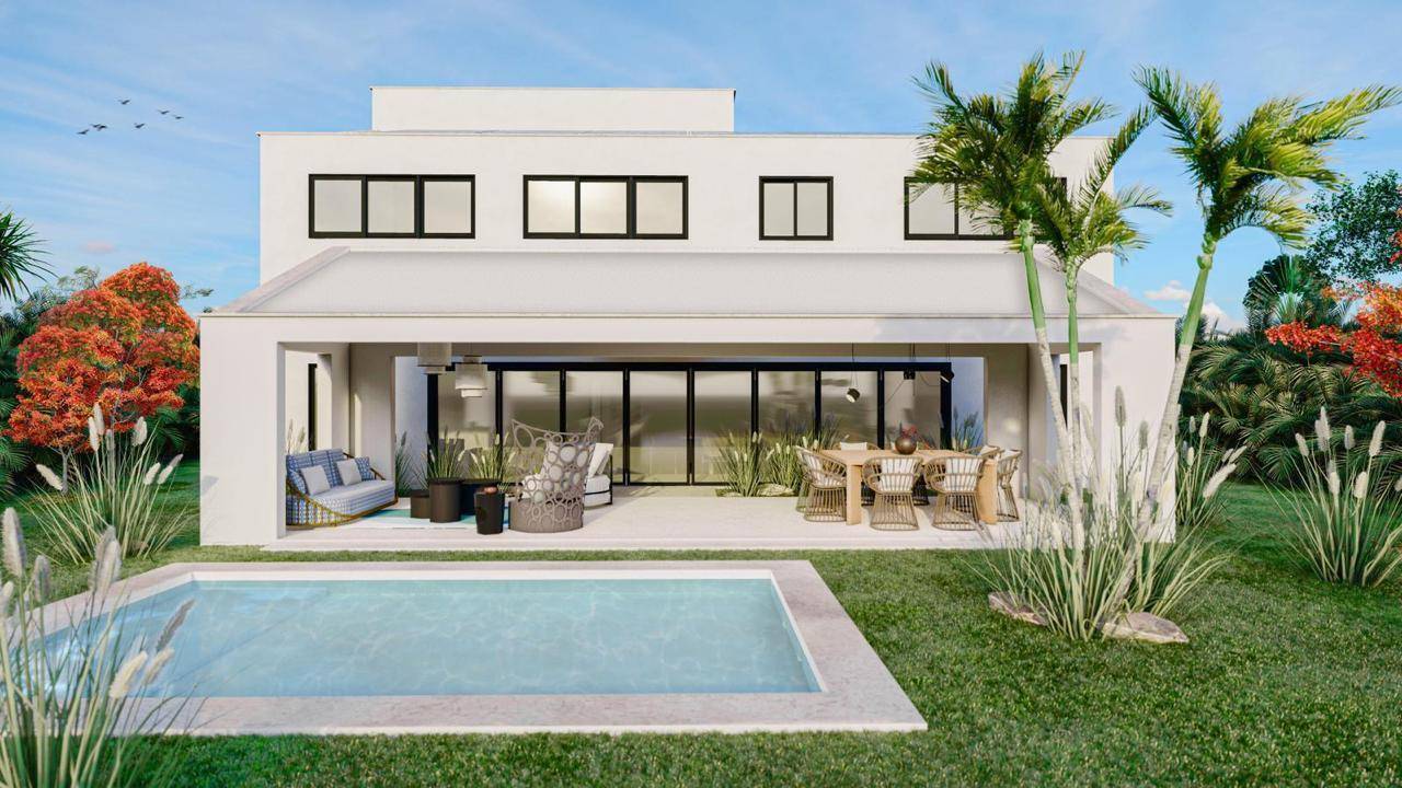 Villa de lujo con diseño contemporáneo y alta privacidad en Punta Cana Village