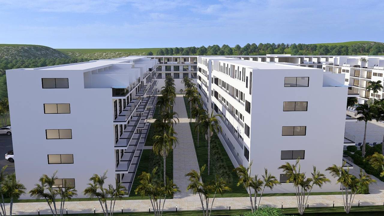 Apartamentos en venta en Punta Cana, 44 m²