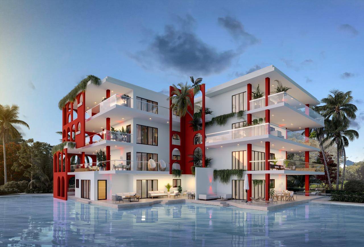 Apartamentos a la venta en Paradise Garden Las Terrenas con vista al mar