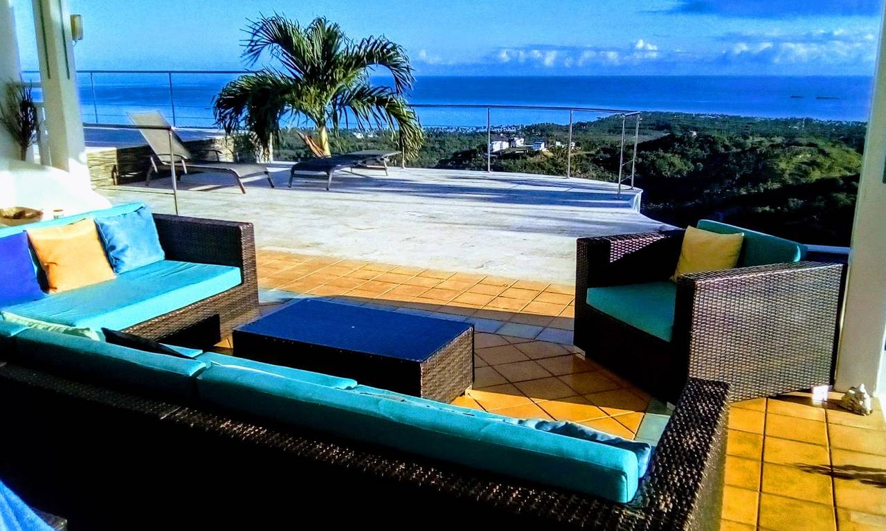 Ocean View villa at Coson Beach, Las Terrenas