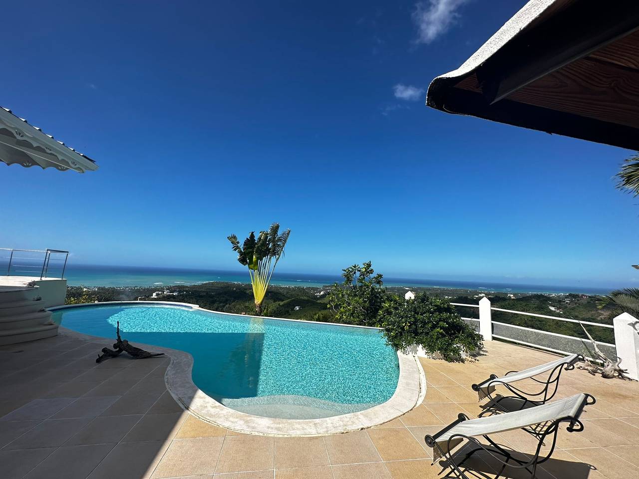 Ocean View villa at Coson Beach, Las Terrenas