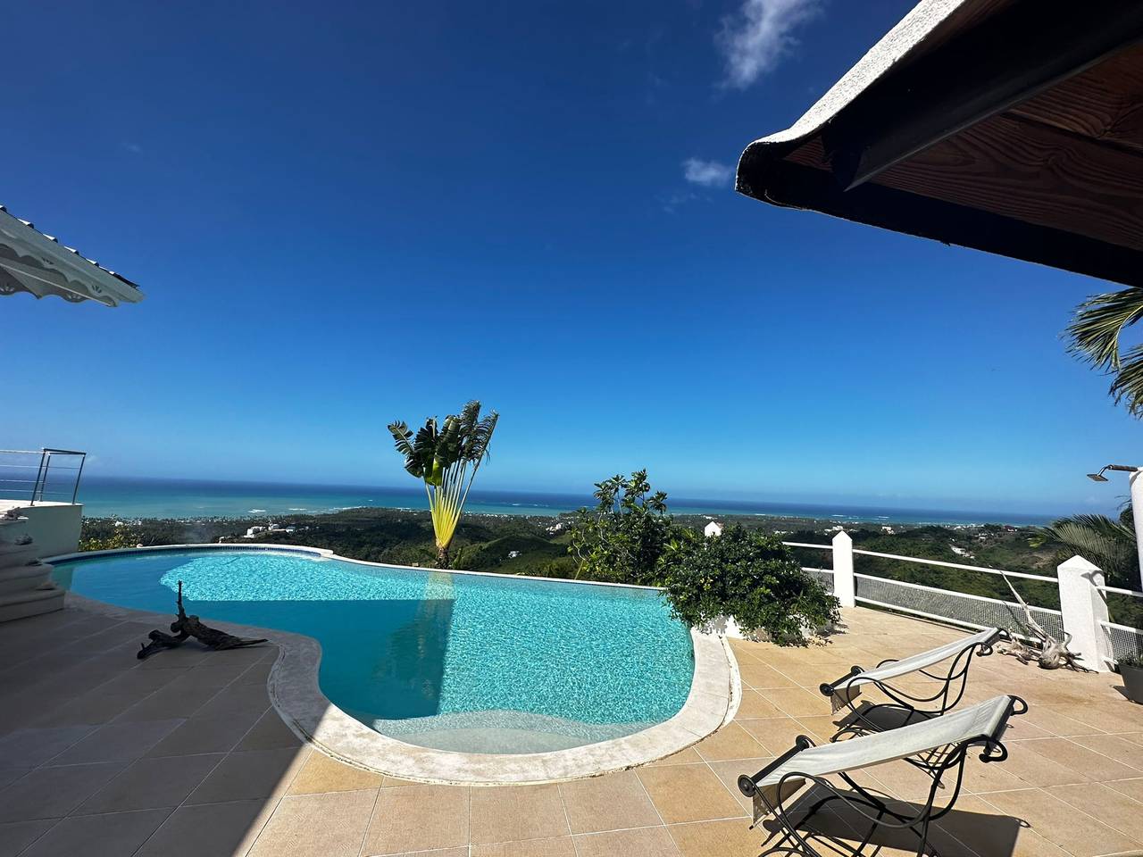 Ocean View villa at Coson Beach, Las Terrenas