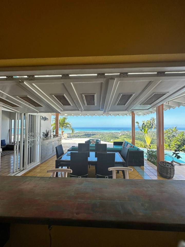 Ocean View villa at Coson Beach, Las Terrenas