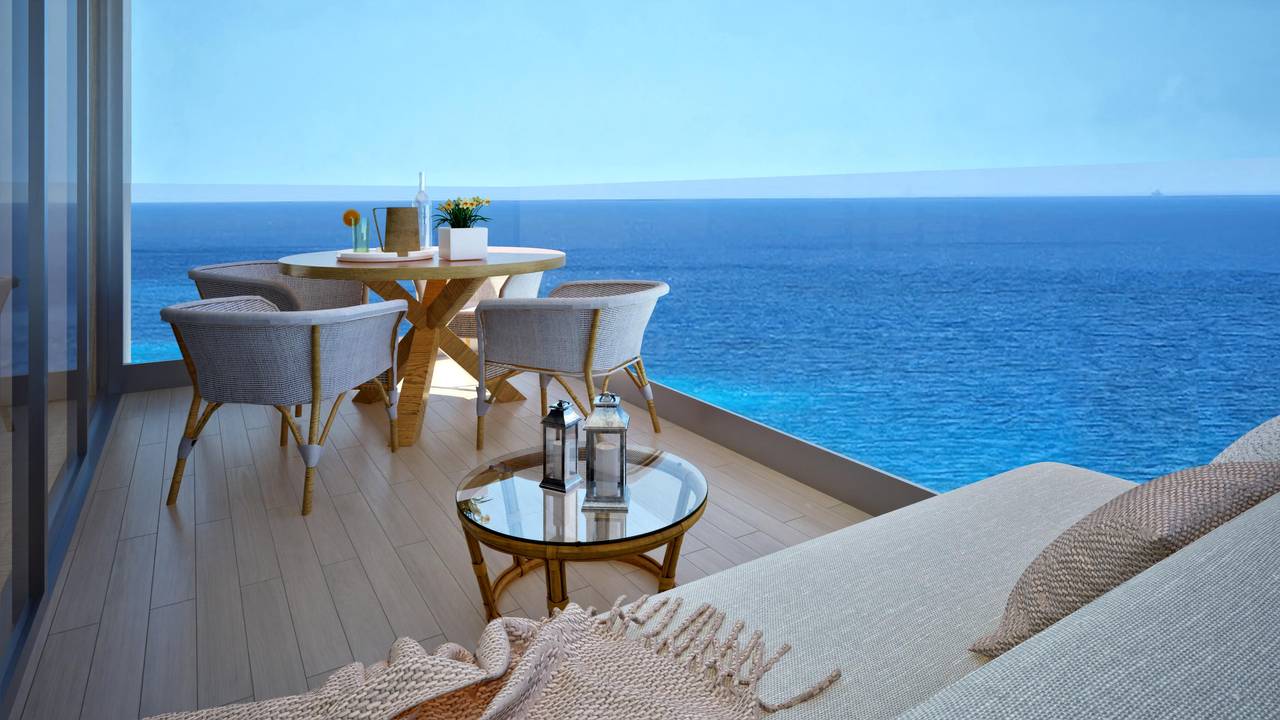 1 Bedroom Studio Sea View Beach front