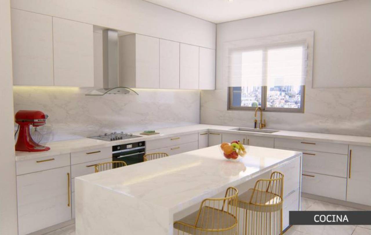 Apartamento en venta de 3 habitaciones en Los Cacicazgos