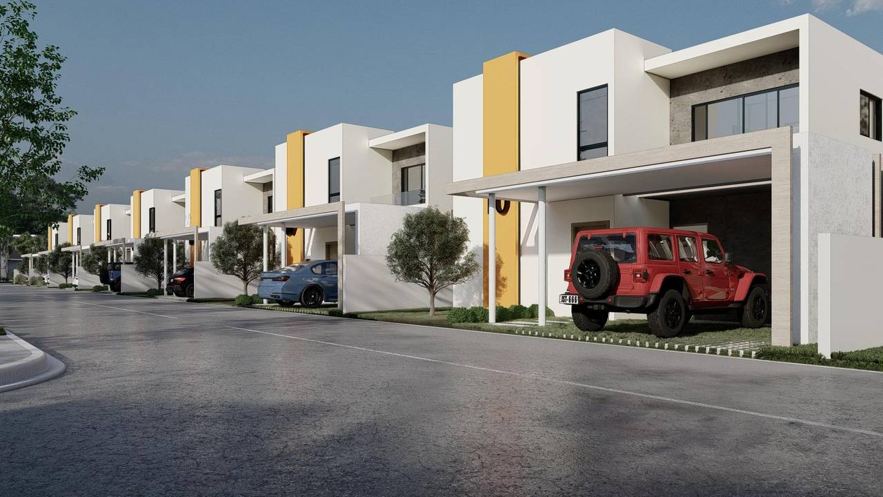 Villas de 2 niveles con 3 habitaciones, 2.5 baños y 2 parqueos en Punta Cana