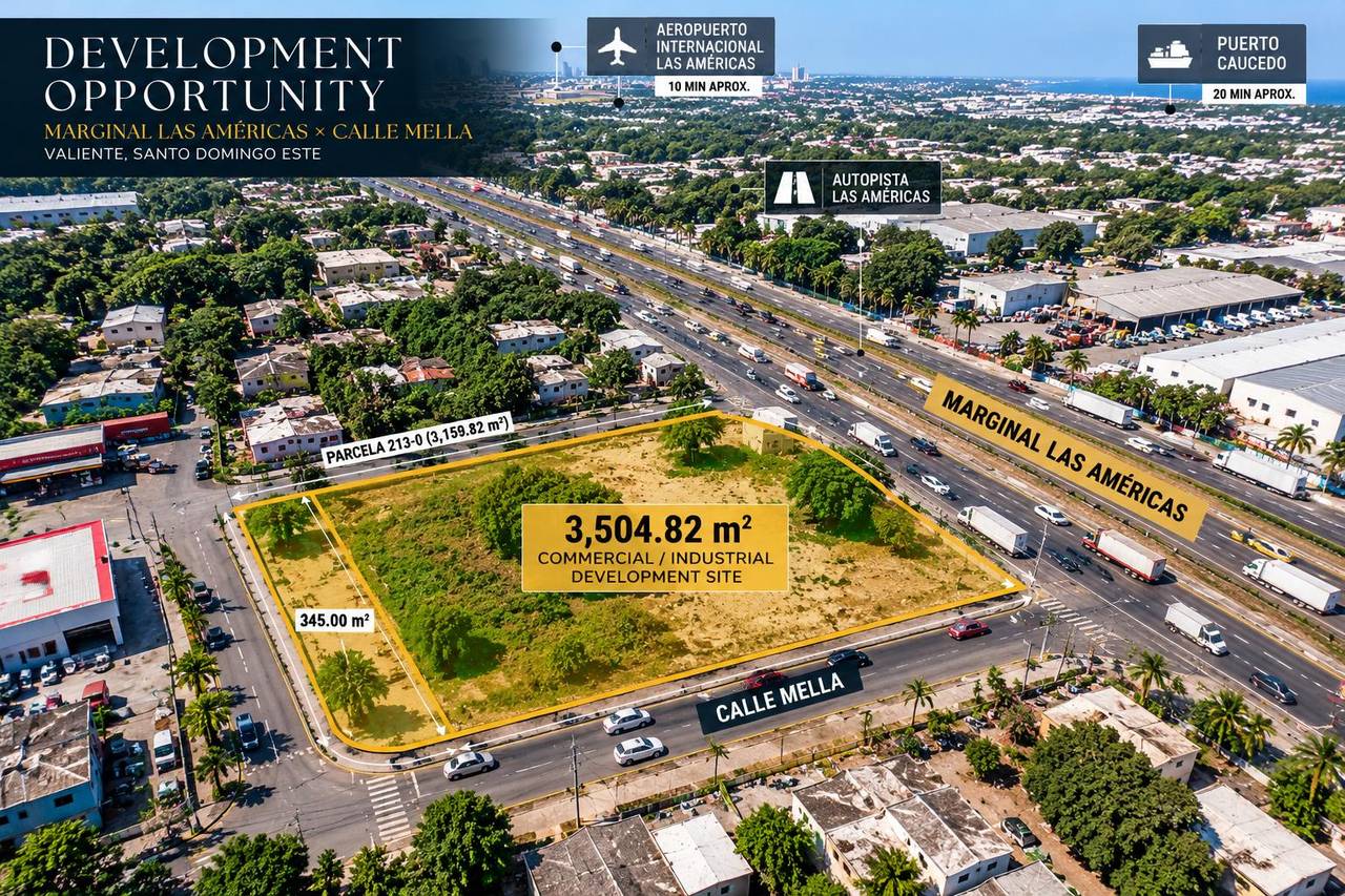 Terrenos en venta en Santo Domingo Este