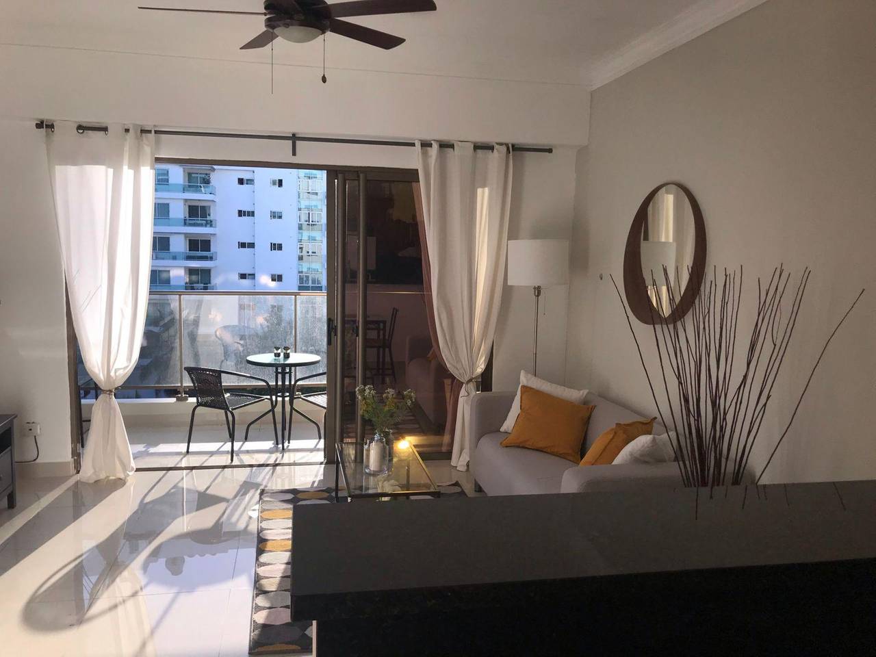 Apartamento amueblado en Piantini