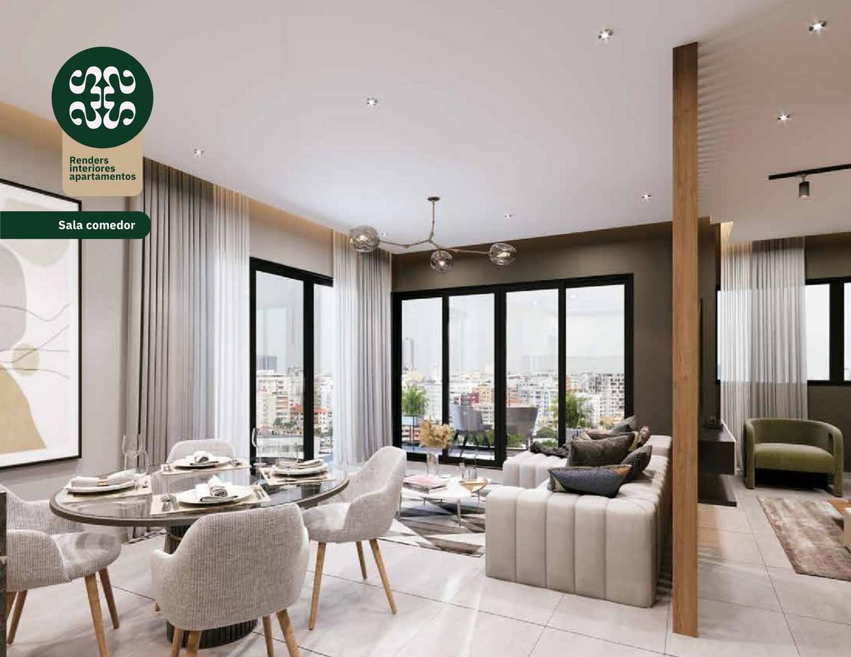 Torre modernas con rooftop premium en Naco