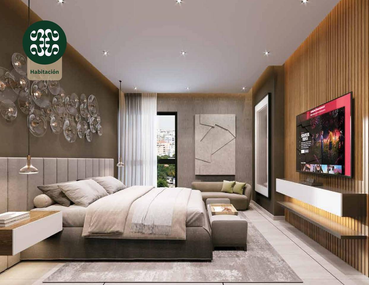 Torre modernas con rooftop premium en Naco