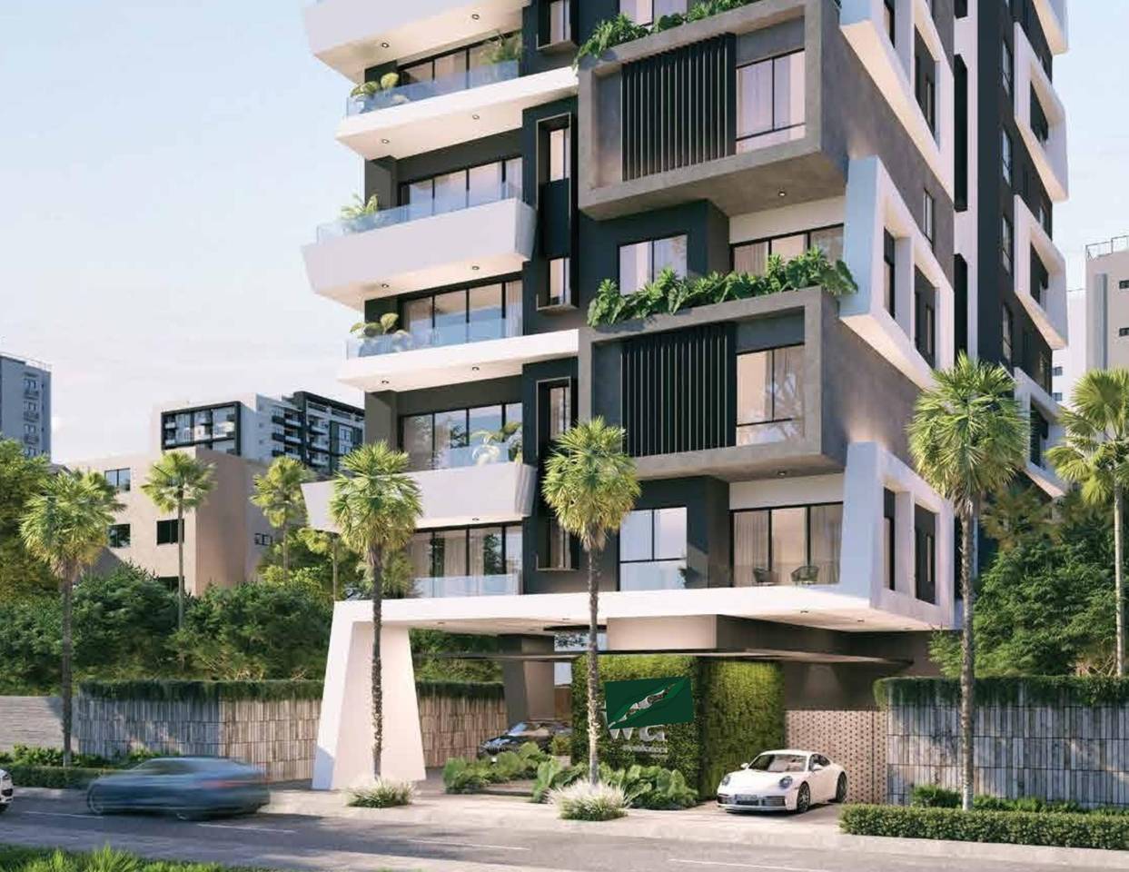 Torre modernas con rooftop premium en Naco