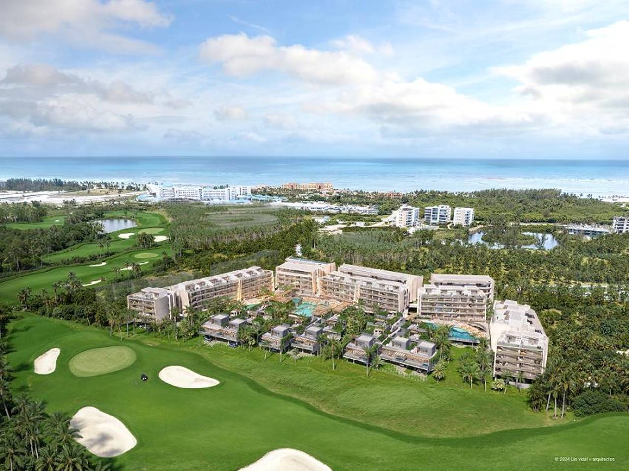 Apartamentos de lujo en Cap Cana | Frente al golf con ROI alto y CONFOTURujo frente al golf en Cap Cana con amenidades tipo resort.