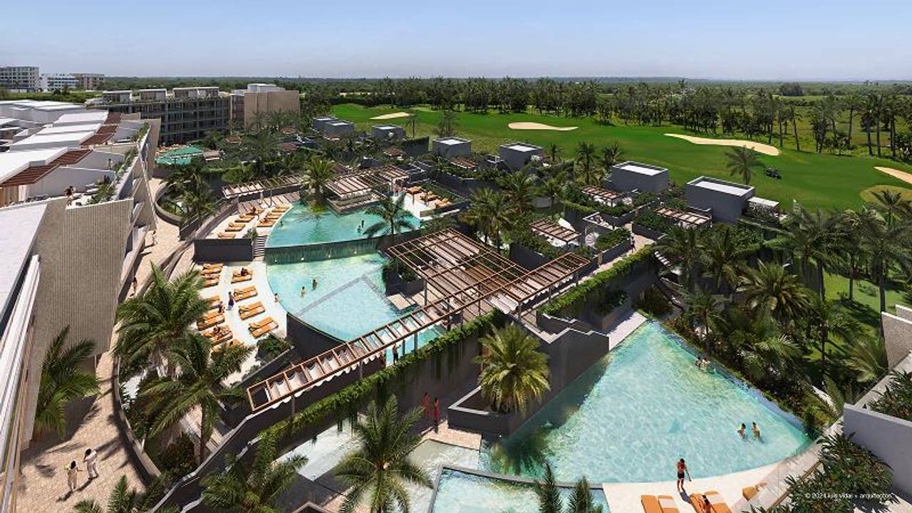 Apartamentos de lujo en Cap Cana | Frente al golf con ROI alto y CONFOTURujo frente al golf en Cap Cana con amenidades tipo resort.