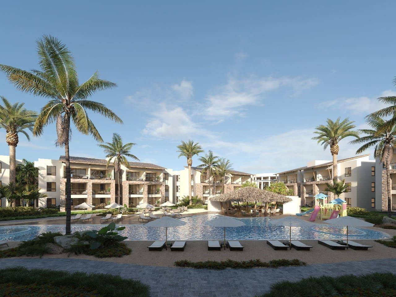 Apartamento de2 habitaciones en Playa Nueva Romana