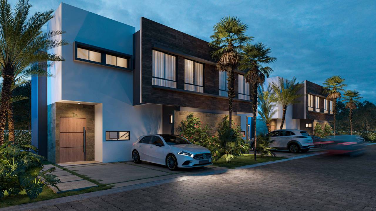 Venta de villas duplex de 3 habitaciones ubicadas en Vista Cana, Punta Cana, República Dominicana.