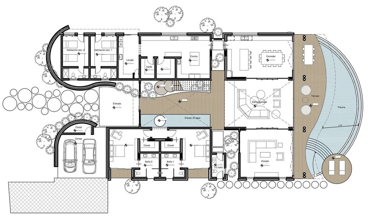 Venta de Villa de Lujo de 7 habitaciones, ubicada en Los Lagos, Punta Cana Resort & Club, Punta Cana.