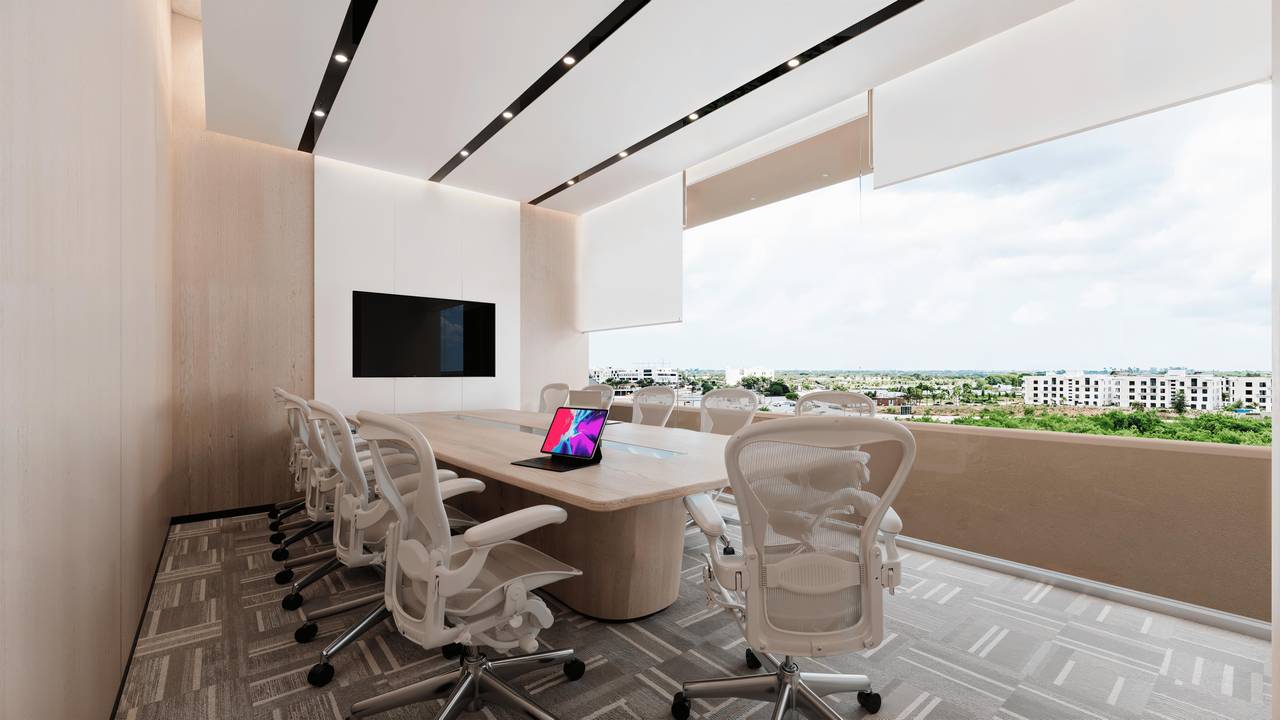 Apartamentos modernos en The Social Business Center Punta Cana con rooftop, gimnasio y canchas de pádel