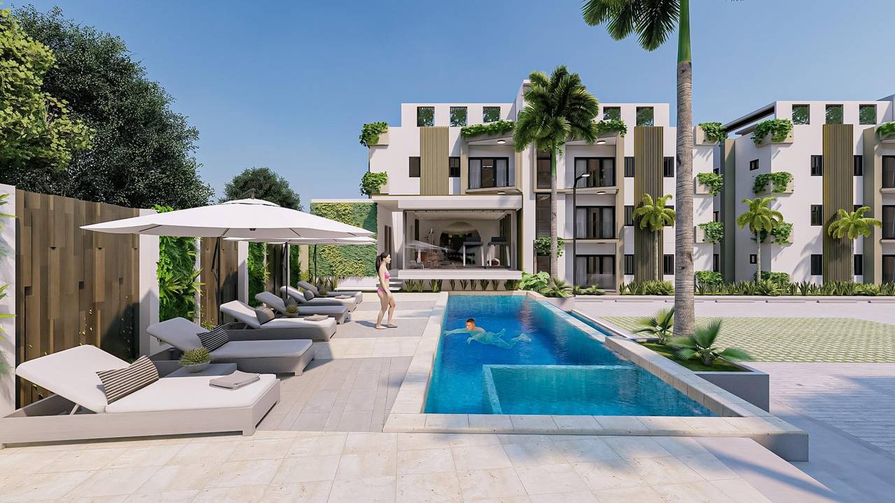 Apartamentos en venta en Punta Cana, 50 m²