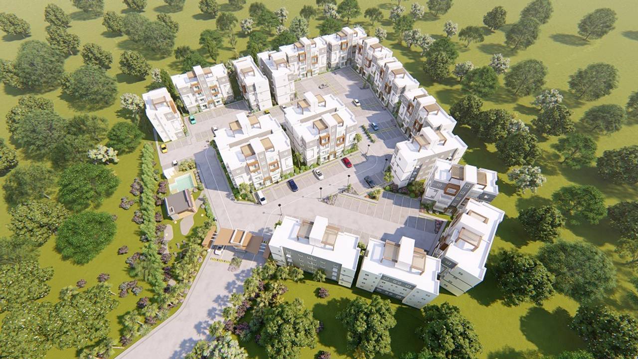 Apartamentos con Piscina, con los beneficios del BONO VIVIENDA Y FIDEICOMISO de Venta en Pantoja