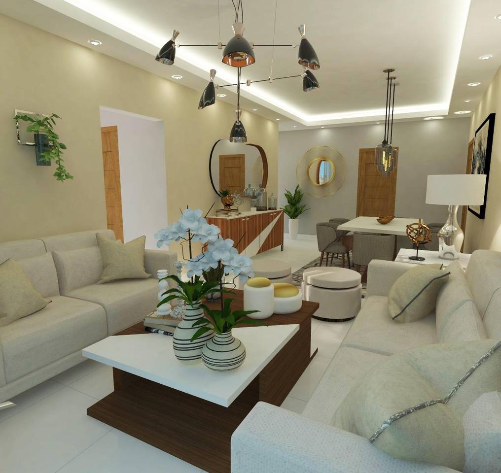 Apartamentos de 3 habitaciones y 3.5 baños con 3 parqueos en Gazcue
