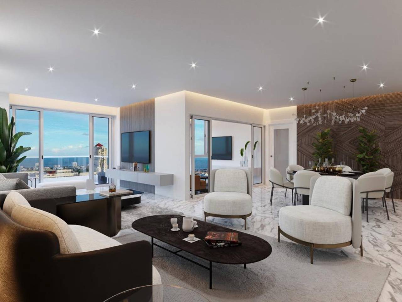 Venta de apartamentos de 1, 2 y 3 habitaciones en moderna torre ubicada en Bella Vista, Santo Domingo, D.N
