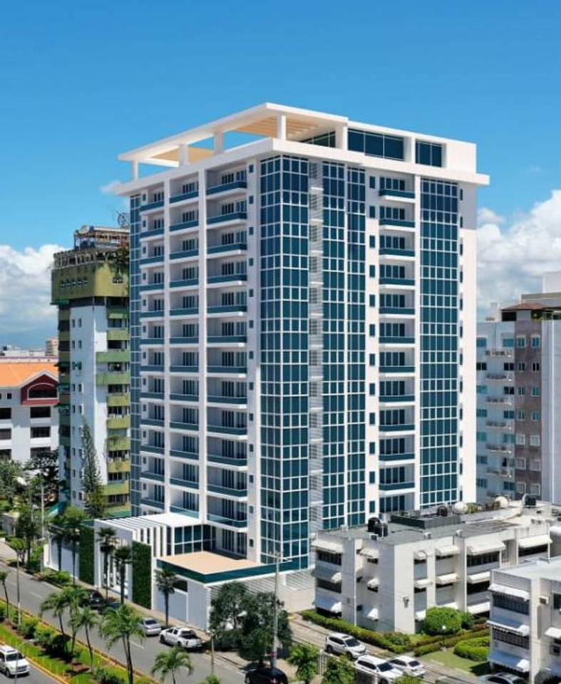 Venta de apartamentos de 1, 2 y 3 habitaciones en moderna torre ubicada en Bella Vista, Santo Domingo, D.N